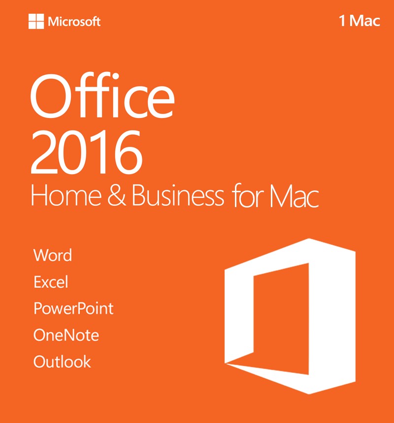 Microsoft Office 2016 Home and Business for MAC