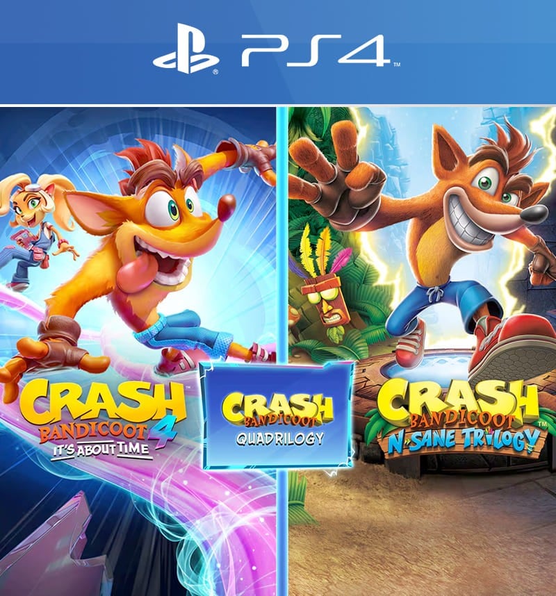 Crash Bandicoot — Quadrilogy Bundle (PS4)