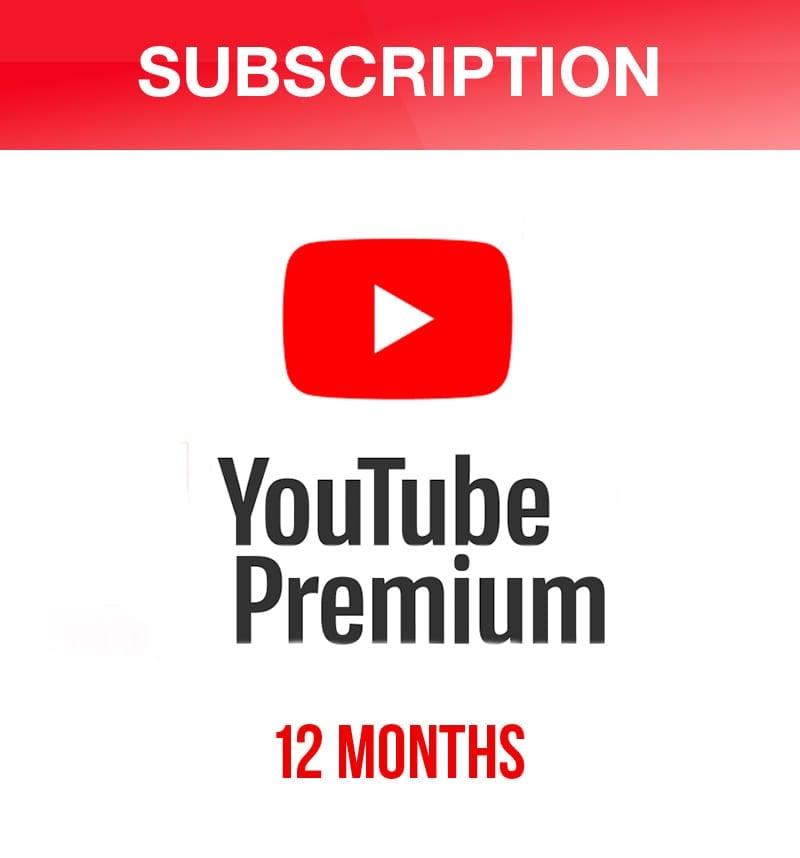 YouTube Premium - 12 months