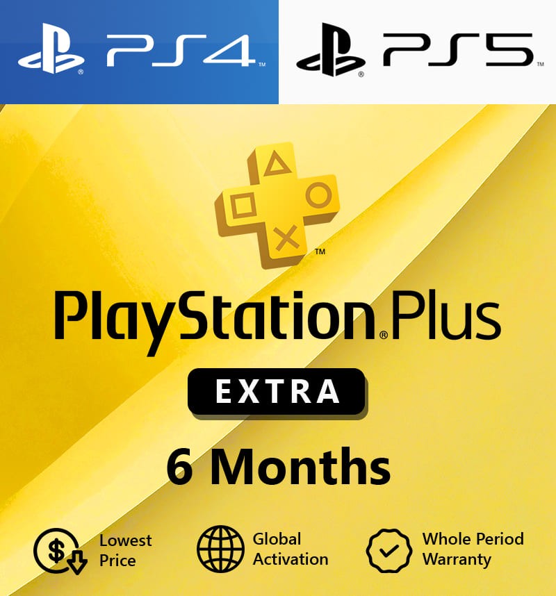 PlayStation Plus Extra: 6 months