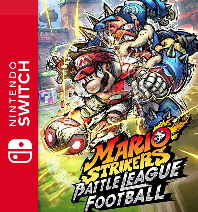No Game- Nintendo Switch Mario Strikers Battle League (Case Only)