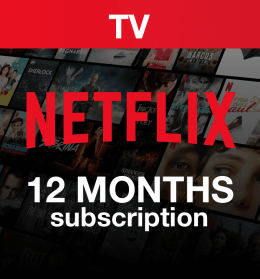 Netflix Subscription — 12 Months - consogame.com