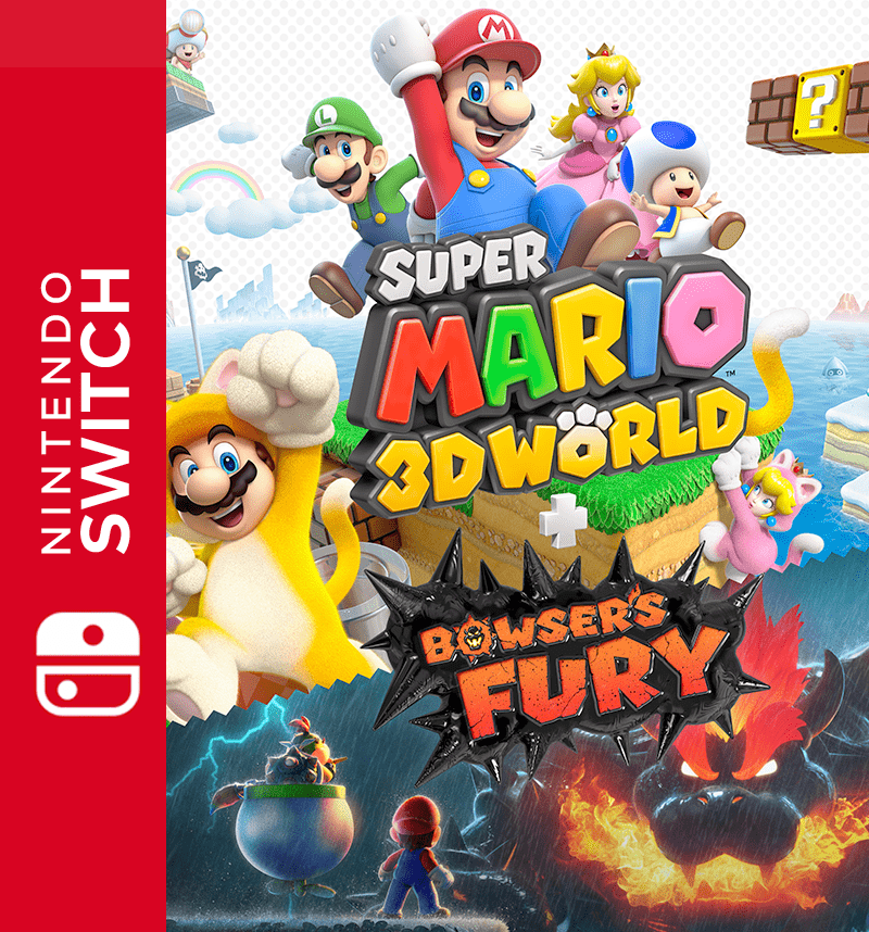 Super Mario 3D Fury World Bowser\'s Switch) + (Nintendo