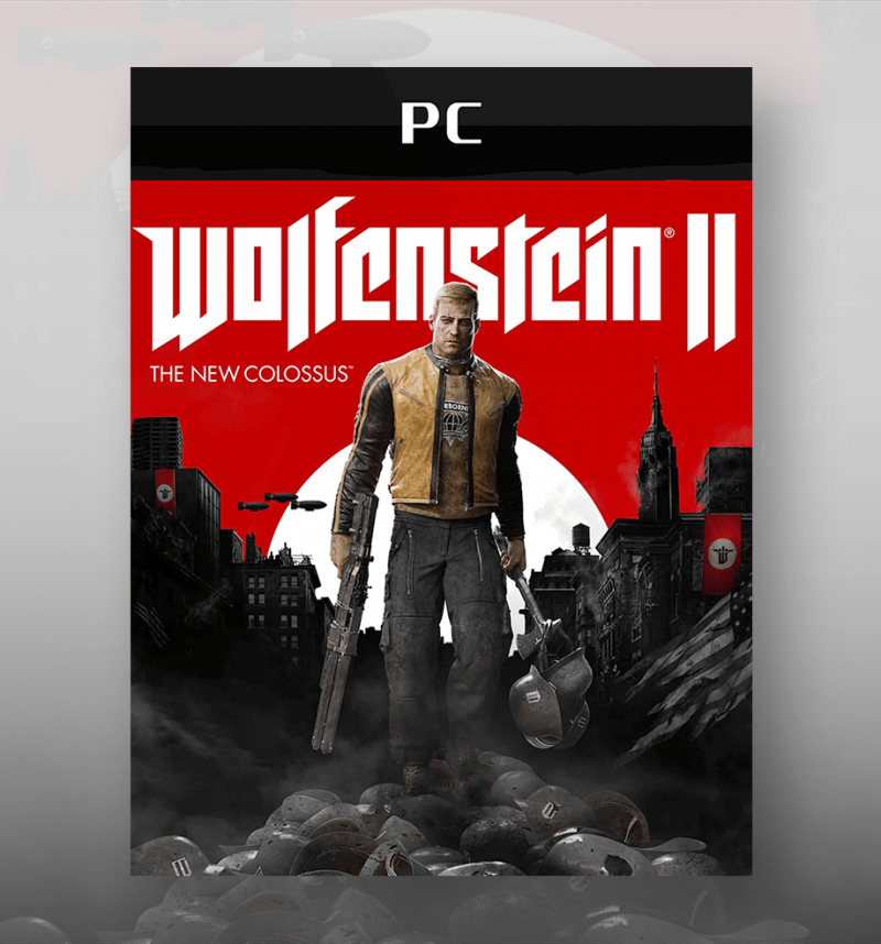 Wolfenstein II 2 The New Colossus for PC Game Steam Key Region Free